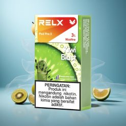 Kiwirävä RELX Pod Pro 2 3% Nikotiinia ja 600 Puffs