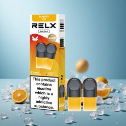 Mangojää Relx Pod Pro 2 1,8% Nikotiinia ja 600 Puffs