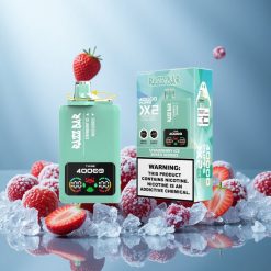 Mansikka-Jää-Marjasekoitus Razz Bar 40000 Puffs Näyttöteho Tyyppi-C