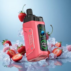 Mansikka-Kirsikka Jää Razz Bar 45000 Puffs Säätöinen Ilmanvirtaus