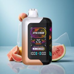 Mehukas Persikka-Vesimeloni SMOK SPACEMAN SP40000 Kertakäyttöiset sähkötupakat 20ml