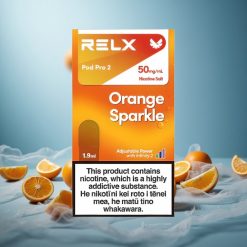 Oranssi Kipinä RELX Pod Pro 2 5% Nikotiinia 600 Puffs 1.9ml