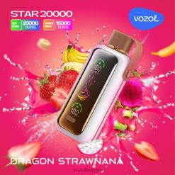 Vozol Vape Sale - VOZOL STAR 20 000 lohikäärme strawnana 4RXT28